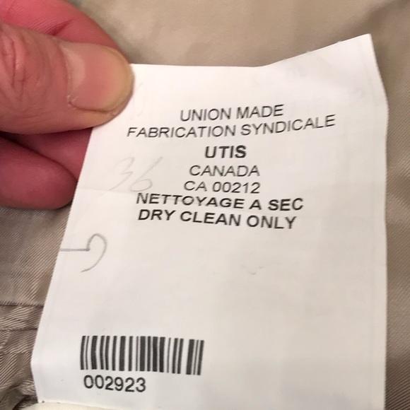 Samuelsohn Brown Stripe Wool Sport Coat Blazer - Picture 16 of 16